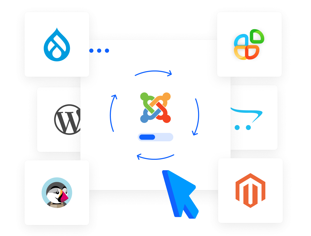 Linux Shared Хостинг - Пуштете и управувајте со 400+ апликации со само еден клик!