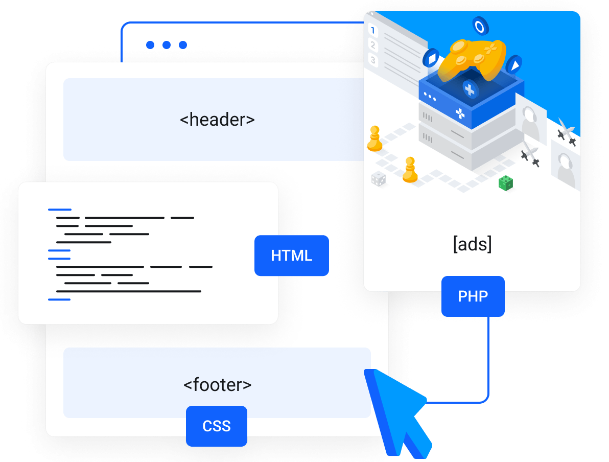 WordPress Хостинг - Лесни прилагодливи фрагменти код